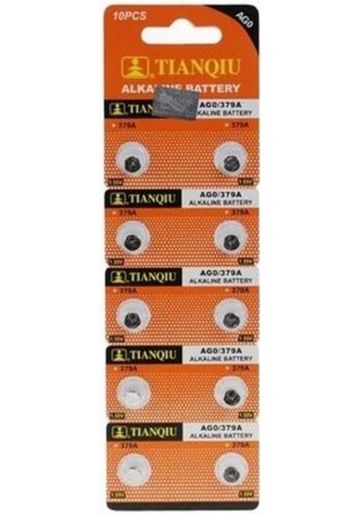Northcity Tıanqıu Ag0 Lr69/lr521/379 Alkalin 10'lu Düğme Pil