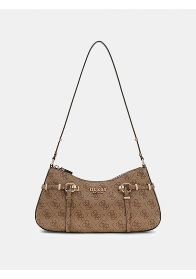 Guess Leona Logolu Kadın Kahverengi Omuz Çantası Hwsg9917180-ltl