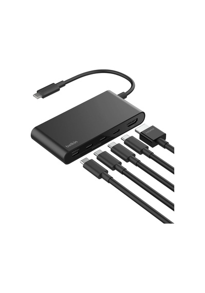Belkin Usb-c Hub, 5 Portlu Hub, 4k Hdmi Görüntüleme, 60hz, 100w G