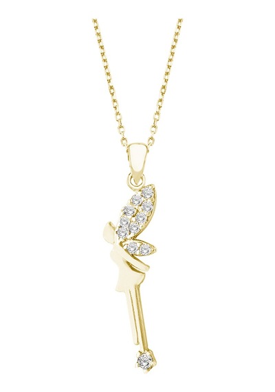 Gold Renk Gümüş Minik Peri Kolye G1620klr3 Altınsepeti