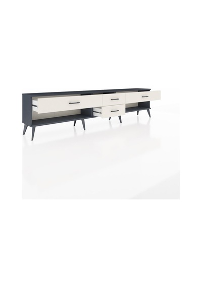 Arges Tv Ünitesi 4 Çekmeceli 220x30x51 Antrasit-antrasit/aytaşı Antrasıt/aytası - Antrasıt Arges Tv Ünitesi 4 Çekmeceli 220x30x51 Antrasit-antrasit/aytaşı Antrasıt/aytası - Antrasıt