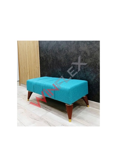 Winflex Şık Ve Fonksiyonel Dekoratif Puf 38x100 Cm Turkuaz