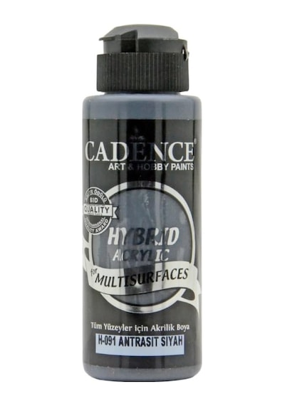 Hybrid Multisurface Akrilik Boya 120 Ml. H-091 Antrasit Siyah