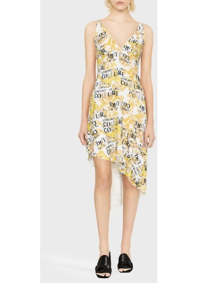 Versace Jeans Couture Bayan Elbise 74hao912 Ns228 G03 Beyaz
