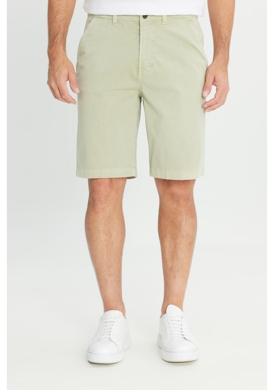 Lee Regular Fit Lastik Bel Detaylı Erkek Chino Şort L2510538341 Yeşil