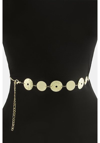 Çiçek - 974 - Metal Zincir - Csmo-tex - Kemer Sarı