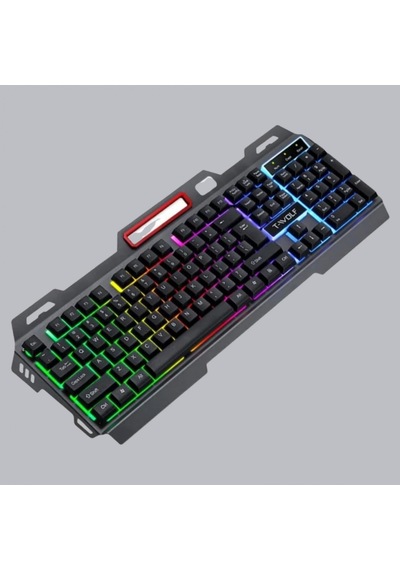 Rgb Işıklı Oyuncu Klavye Ve Mouse Seti Türkçe Q, 3200 Dpı, Usb Bağlantı