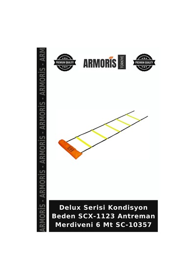 Delux Serisi Kondisyon Beden Scx-1123 Antreman Merdiveni 6 Mt Sc-10357 Çok Renkli