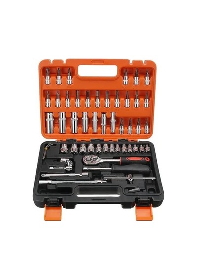Zhltools Cr-v Max Cırcırlı 53 Parça Lokma Anahtar Takımı Bits Uç Seti