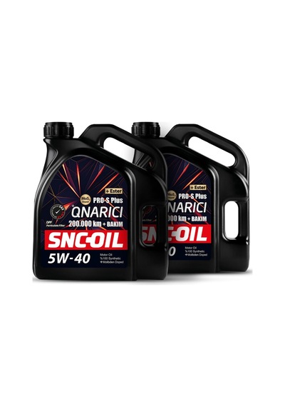 Snc Oil Icon Group 200.000 KM + Bakım Pro-S Plus Onarıcı 5W-40 Motor Yağı 2 X 4 L