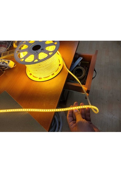 12v Amber Neon Led 1 Metre Fişli Esnek Neon Led Aydınlatma Tak-çalıştır Neon Şerit Led