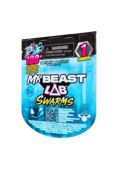 Mr. Beast Lab Swarms Test Tüpü 2'li Paket, 2,54 Cm Temalı Sürüler Koleksiyonluk Mr. Beast Lab La Mystery 1 İnç Figür Tekli Paket, 1 Paket