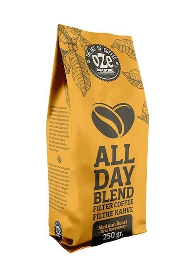 Oze Aromalı Filtre Kahve Tanışma Seti Irish Cream + All Day Blend + Çikolata Frambuaz 3 x 250 G Makine Kağıt Filtre - Metal Filtre