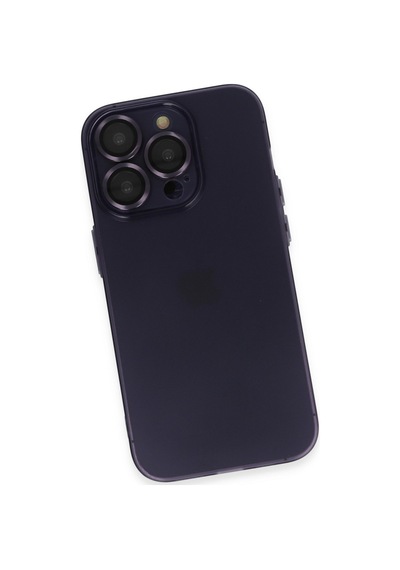 İphone 14 Pro Max Kılıf Luko Lens Silikon - Siyah