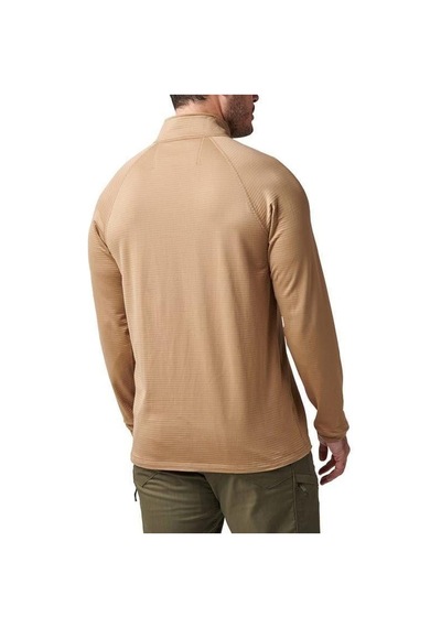 5.11 Stratos 1/4 Kısa Fermuar Coyote Sweat-4498 Çok Renkli