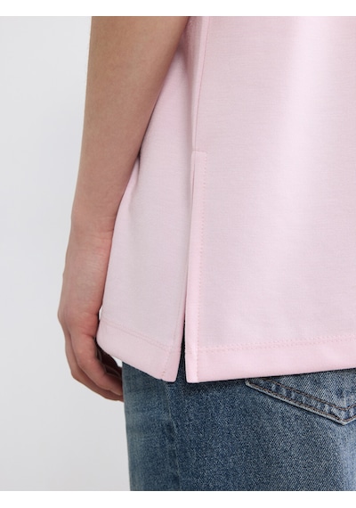 Lcw Modest Pembe Bisiklet Yaka New York Baskılı Kadın Tişört