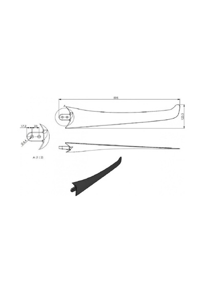 Istabreeze 60 Cm Kanat Seti - Whisper Sessiz Siyah Ø1.25M