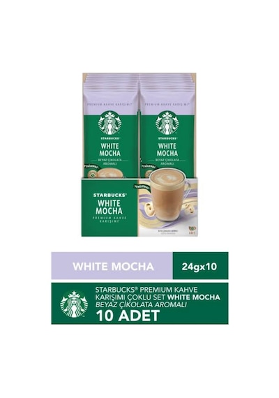 Starbucks White Mocha 24 Gr X 10 Adet-471 Çözünebilir