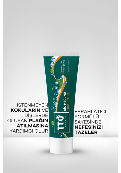 Tto Florürsüz Çay Ağacı Yağlı Diş Macunu 75 ML