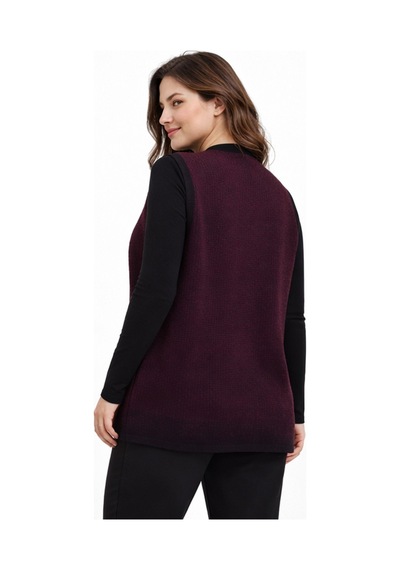Gürkan Kadın Anne Triko Yelek Bgl-st05292 Bordo
