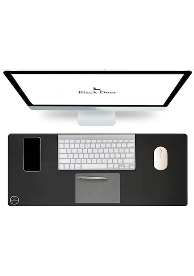 Black Deer Siyah 70x30 Large Boy Professional Gaming Ofis Mouse Pad Kaydırmaz Mouse Pad
