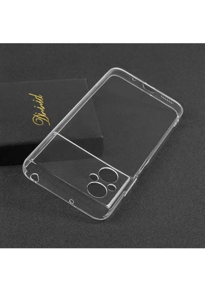 Xiaomi Poco M5 Kılıf Zore Süper Silikon Kapak Renksiz