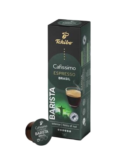 Tchibo Caffısımo Kapsül Kahve 10'lu Espresso Brasil - Aromatik & Dengeli Lezzet - Tekli Tarı