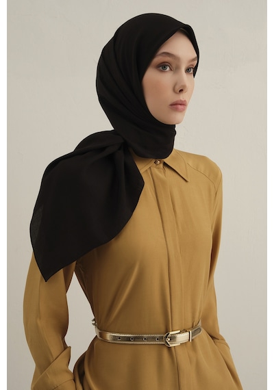 Armine Siyah B. Lyocell Eşarp 01 Siyah