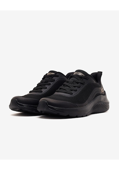 Skechers Bobs Squad Waves Kadın Siyah Günlük Ayakkabı 117483 Bbk Siyah