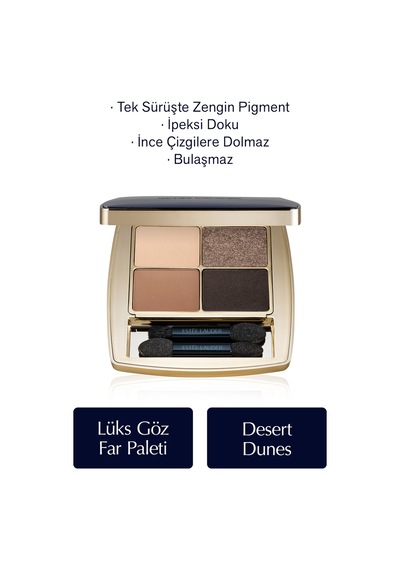 Estee Lauder Göz Farı - Pure Color Envy Luxe Eyeshadow Quad Göz Far Paleti - Renk: 04 Desert Dunes - 6 G