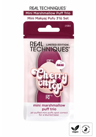 Mini Marshmallow Puff Trio - Mini Makyaj Pufu 3'lü Set