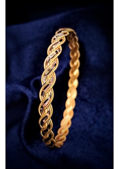Sevim Gold 22 Ayar 20 Gram Yatırımlık Inci Burma Bilezik. Işçiliksiz.