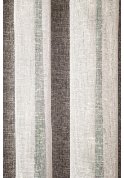 Ev Depo Home Taç Naturel Keten Tül Perde Pilesiz Düz Dikim Ekstrafor Büzgü Hermosantrlktneks01, Beyaz, 150 X 200 Diğer