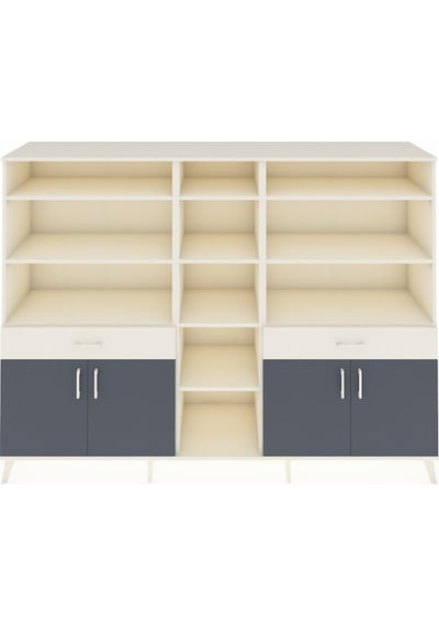 Hyperion Dolap 12 Raflı 2 Çekmeceli 4 Kapaklı 220x44x163 Aytaşı-a Aytaşı-antrasit/aytaşı Hyperion Dolap 12 Raflı 2 Çekmeceli 4 Kapaklı 220x44x163 Aytaşı-a Aytaşı-antrasit/aytaşı