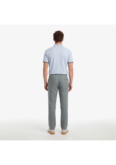 Nautica Erkek Yeşil Regular Fit Keten Pantolondüzp65215t