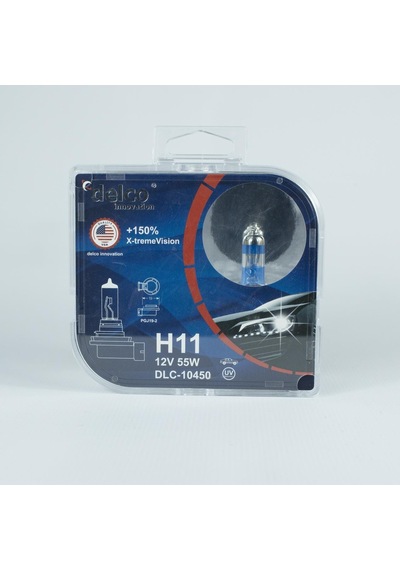 Delco U.s.a H11 X-treme Vision +%150 Fazla Işık Far Ampulü 12 Volt