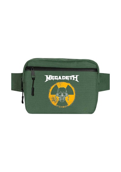 Megadeth Warnıng Alarm Yeşil Bel Çantası