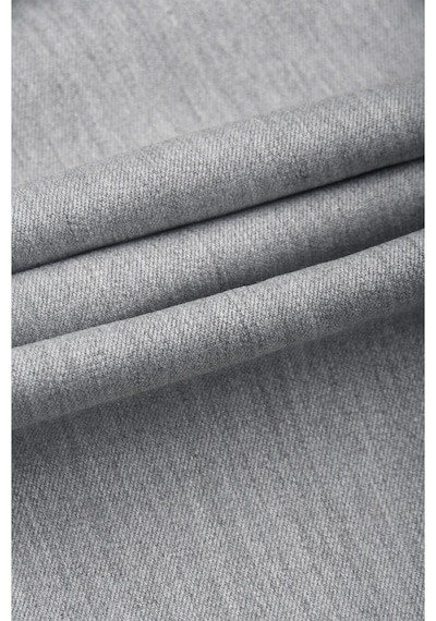 Deepsea Erkek Gri Modern Fit Likralı Kumaş Pantolon Günlük & Ofis Kullanımı 2602020 Gri