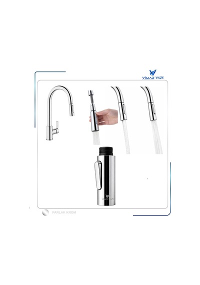 Pull Down El Duşu A3329601yp Krom Kaplama