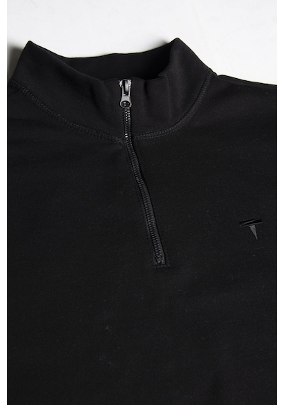 Terapi Men Erkek Siyah Rahat Kalıp Yarım Fermuarlı Bato Yaka Basic Sweatshirt 21k-5200179-2 - Siyah Terapi Men Erkek Siyah Rahat Kalıp Yarım Fermuarlı Bato Yaka Basic Sweatshirt 21k-5200179-2 - Siyah