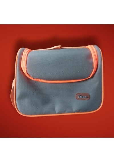 16x21x27 Cm Büyük Ebat Beslenme Çantası Termoslu Br-3500 Student Lunch Box Gri