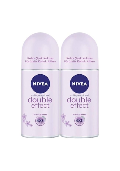 Nivea Double Effect Kadın Roll-On Deodorant 50 ML x 2