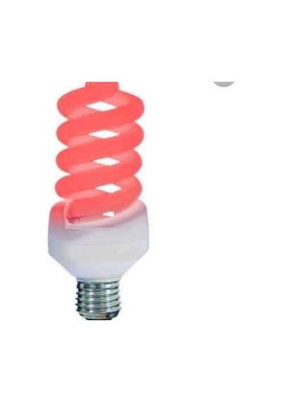 26W E27 Duy Kırmızı Renk Enerji Tasarruflu Ampul( 5 Veya 10 Adet)