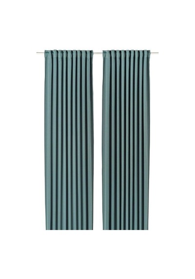 Ikea Majgull Fon Perde 145x300 Cm Turkuaz