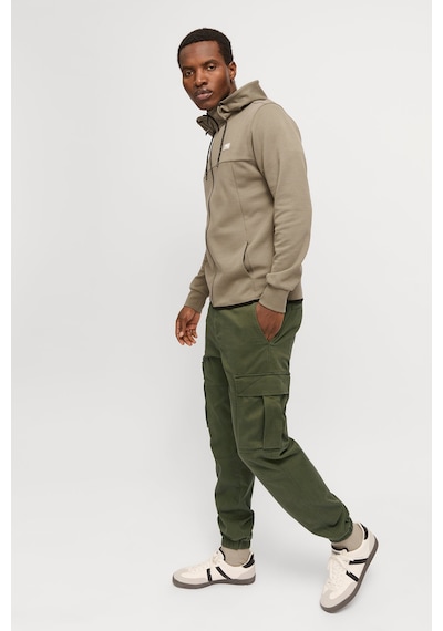 Jack & Jones Erkek Jpstkane Rahat Kalıp Kargo Pantolon 12268261 Haki Haki