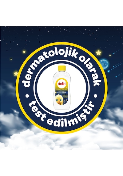 Dalin Rahat ve Mutlu Vanilya Kokulu Nemlendirici Bebek Yağı 300 ML x 6