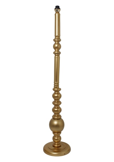 Ahşap Gold Lambader Ayak Vintage Model 140cm La77821 Gold