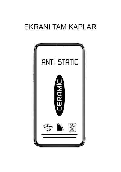 Samsung Uyumlu Galaxy M34 Tam Kaplayan Anti Statik Kırılmayan Seramik Nano Esnek Ekran Koruyucu Cam