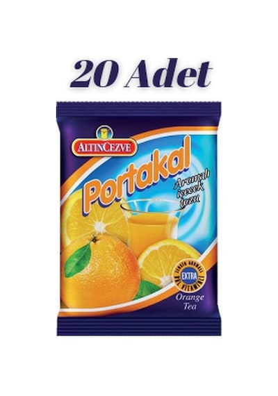 ALTINCEZVE PORTAKAL AROMALI İÇECEK TOZU 250 GR*20 ADET