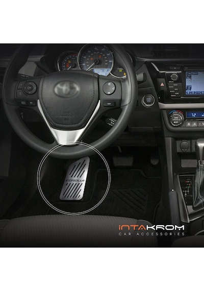 intakrom Toyota Corolla Uyumlu Krom Ayak Dinlendirme Pedalı -2014 - 2019